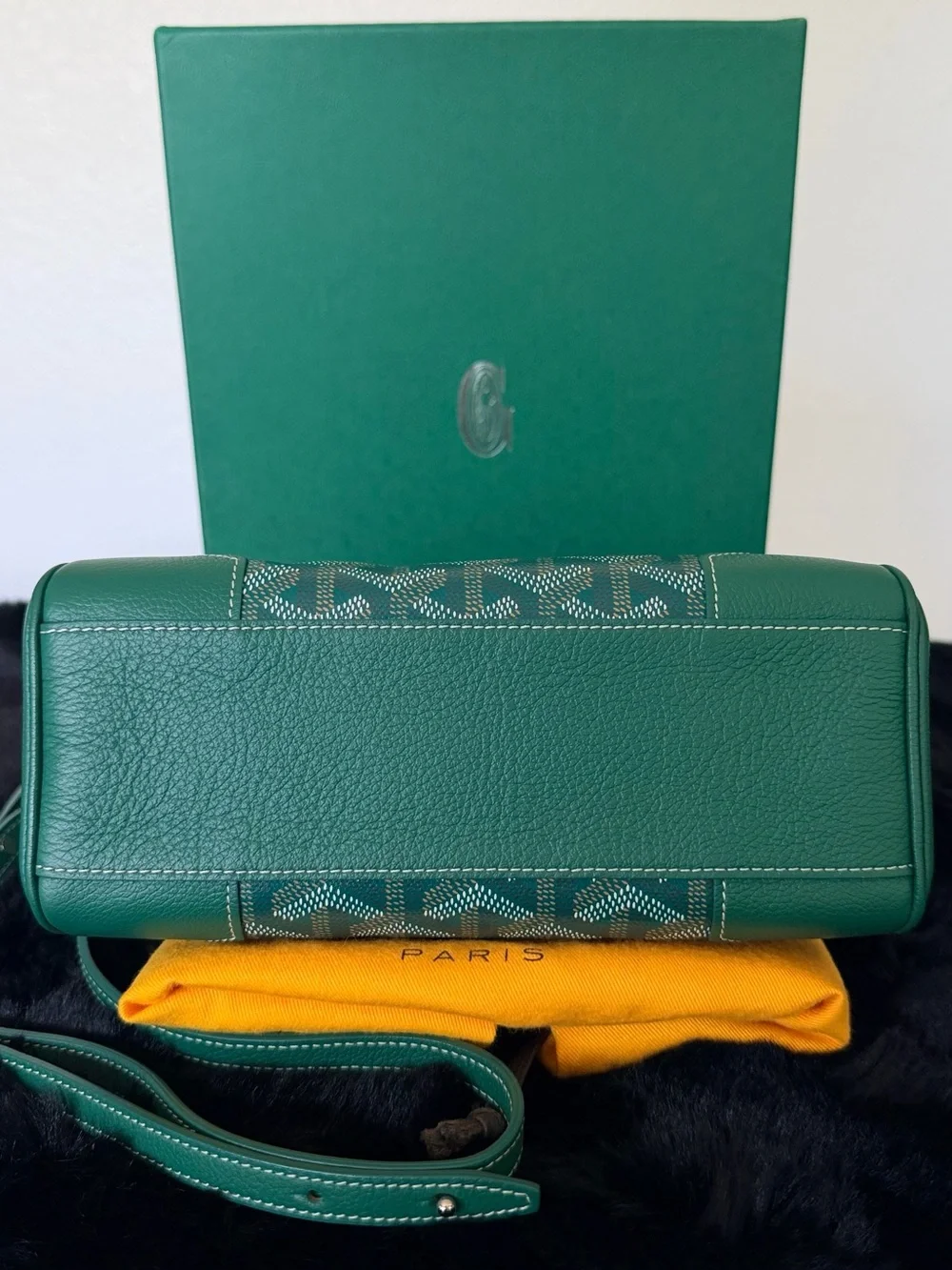 SOLD‼️‼️‼️GOYARD SAÏGON MINI GREEN | ENTRUPY + FULL SET